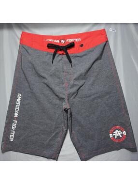 🥊 American Fighter Shorts Men 32 Trunks Boxing MMA Adult Unlined 🥊